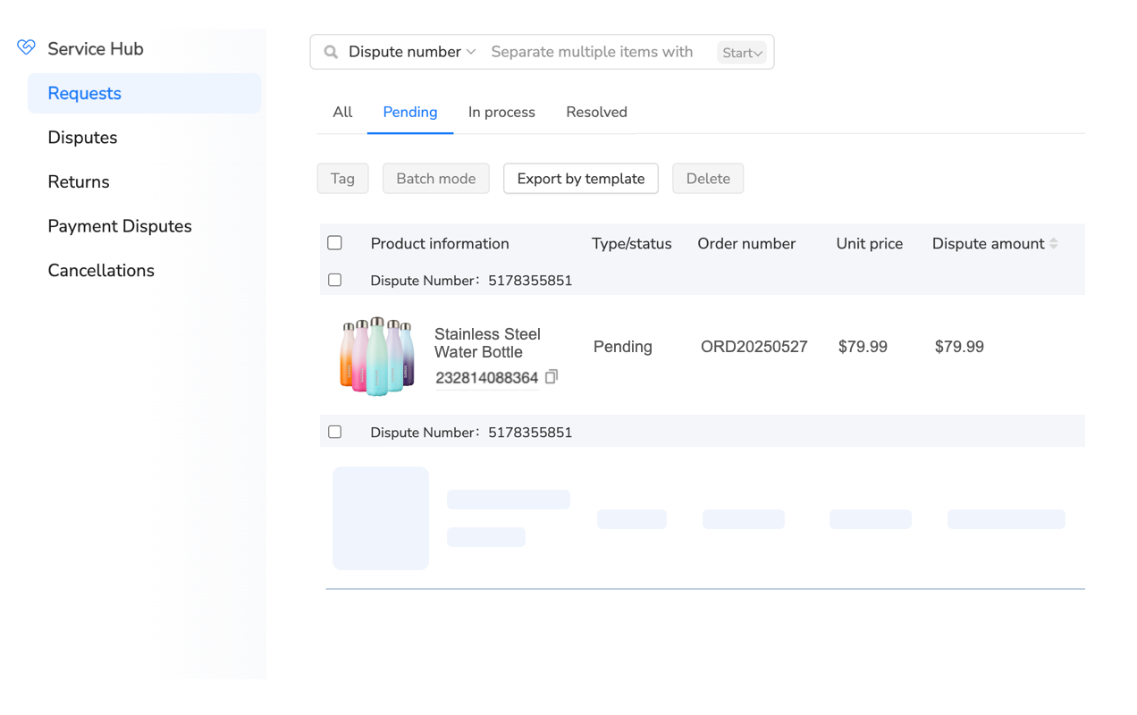 eBay Resolution Center integration dashboard showing case deadlines and evidence management
