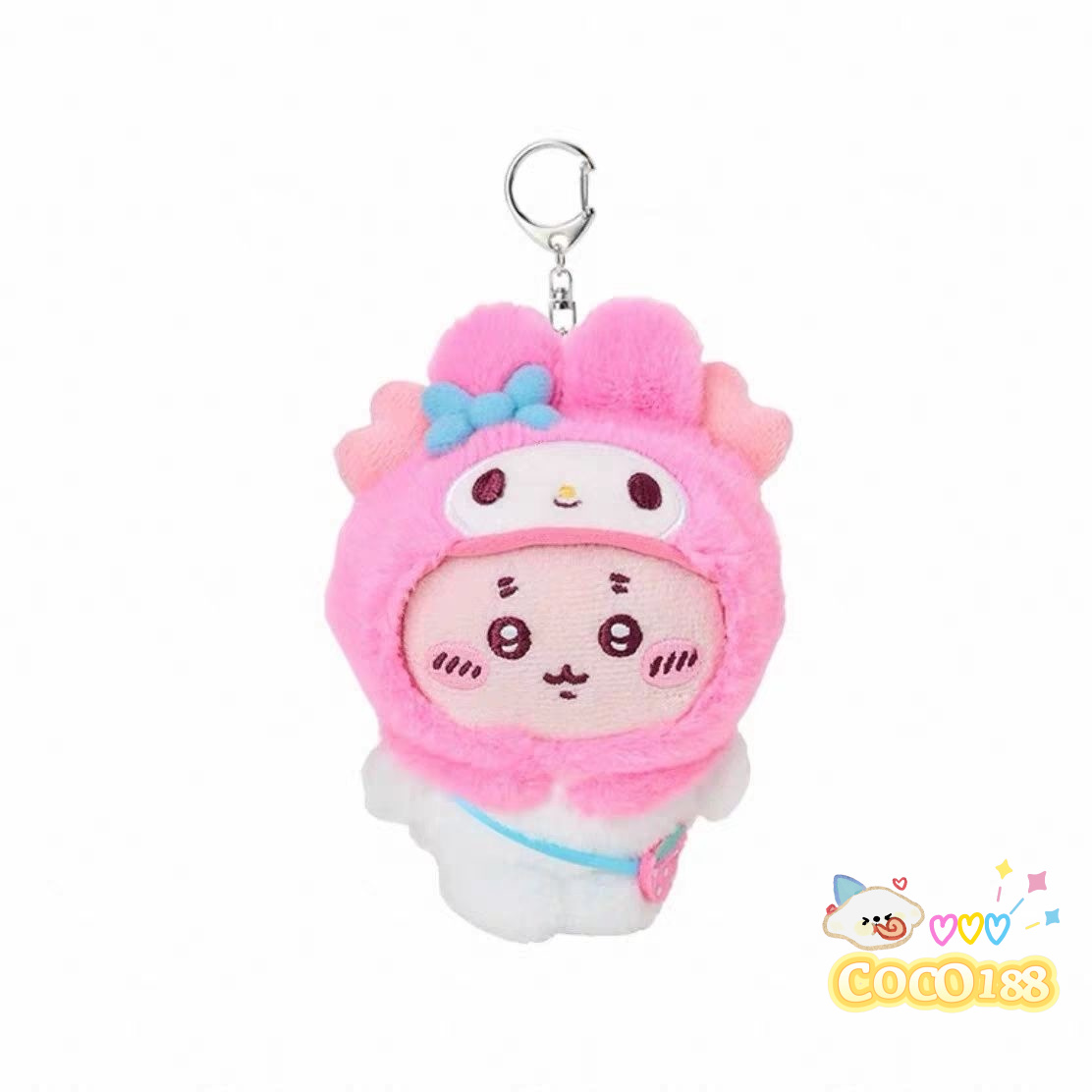 Chiikawa Hachiware Usagi Furuhonya Momonga Head Covering Plush